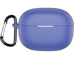 Allecto- Beschermhoes voor Realme Buds T200 Lite - Siliconen - Stootvast - Ultradun - Geurloos - Donkerblauw.