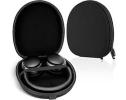 Hoofdtelefoon draagtas - Beschermende case - Hard shell - Zwarte draagkoffer - Hoofdtelefoon - Geschikt voor verschillende merken - Zwarte Hoes - Compatibel met diverse grote merken zoals JBL en Sony — afbeelding 1
