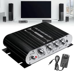 Mini Hifi Audio Versterker 2.1 Kanaals met Bluetooth en Subwoofer Uitgang Klasse D — thumbnail 1