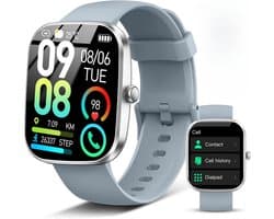 Smartwatch Met Bellen en Hartslagmeter | 1.91" HD Touchscreen | IP68 Waterdicht Fitnesshorloge voor Dames en Heren