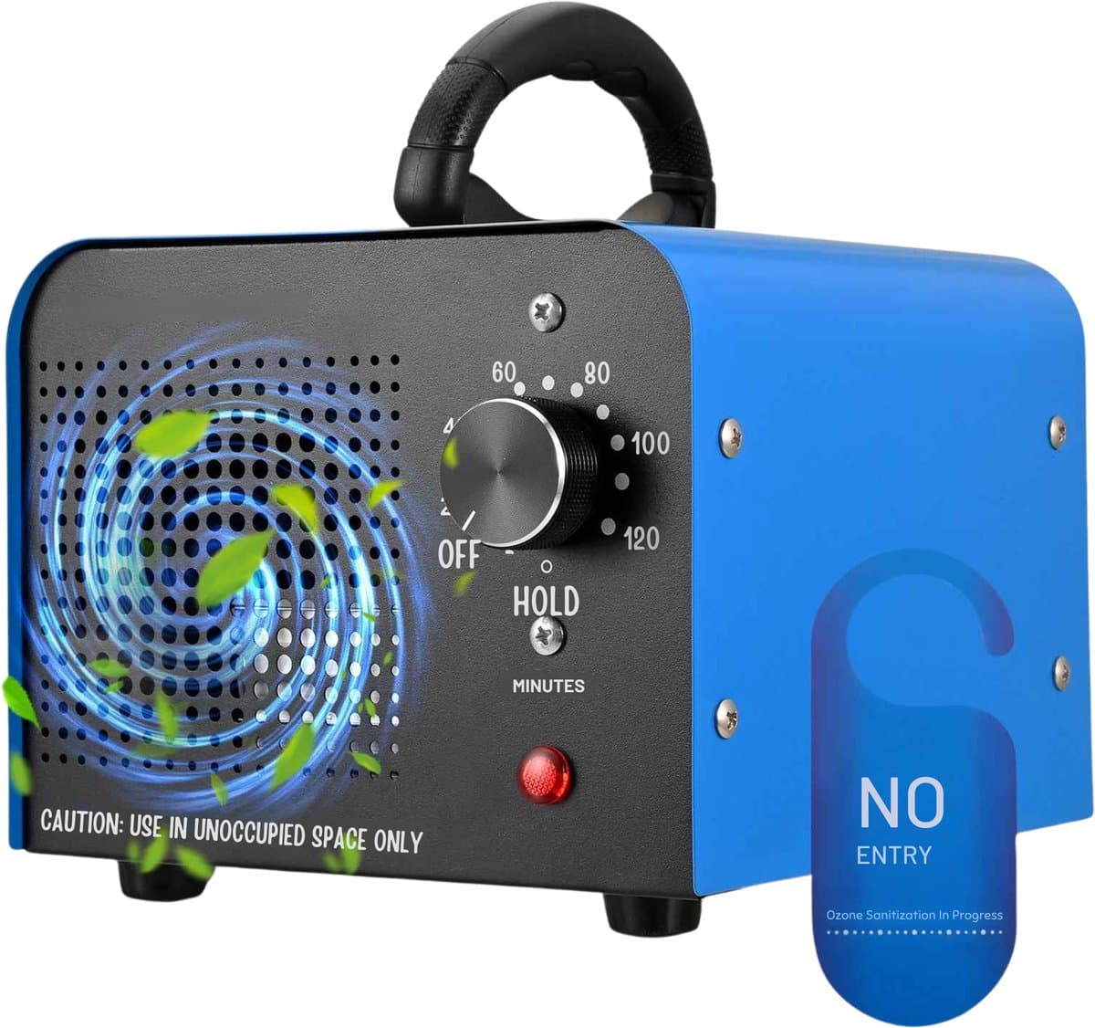 Ozongenerator 60000 mg/h – Industriële Ozon Luchtreiniger en Geurverwijderaar – Voor Auto, Kamer en Huis – Timerfunctie – Draagbaar — afbeelding 1
