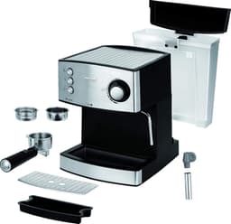 Espressomachine 20 Bar met Melkopschuimer en Kopjeswarmer - RVS Afwerking — thumbnail 2
