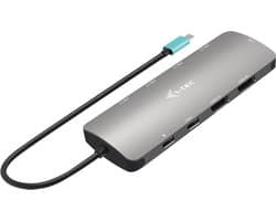 USB-C Nano Dockingstation met Dubbele HDMI en 100W Power Delivery