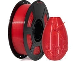 PETG 3D Printer Filament 1.75 mm 1KG Rood - Hoge Precisie voor 3D Printing