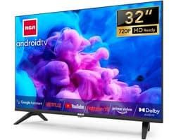 32 inch Smart TV Android HD met WiFi en Bluetooth