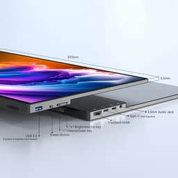 MINIX SF16T 16” Portable Monitor - Touchscreen - IPS Beeldscherm - Inclusief Beschermhoes - Full HD - sRGB - HDMI - Zwart — thumbnail 5