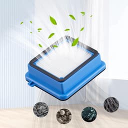 6-delige filterset — geschikt voor AEG QX6-, QX7-, QX8-2- en FX9-series — Vervangingsmodel: ASKW1 — Bevat 3 filters en 3 schuiminzetstukken — Wasbaar en duurzaam — Inclusief reinigingsborstel — thumbnail 8