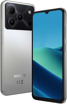 DOOGEE Note 56 Pro Smartphone - 32 GB RAM + 128GB ROM - 6,56 inch 90Hz - 4G Dual SIM - 6150mAh - GPS - Anroid16 - GPS -Zilver — thumbnail 1
