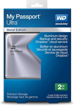 Externe Harde Schijf - Draagbare Opslag - Bestanden Opslaan - Metalen Behuizing - 2 TB - Zilver — thumbnail 4