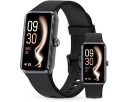 KIMO DIRECT Vela Activity Tracker - Stappenteller - Hartslagmeter - Sporthorloge - Smartwatch - Stappenteller Horloge - Zwart