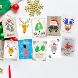 2 stuks Baby Handprint en Footprint Kit, Baby Handprint Inktpads met Clean-Touch, Inkless Print Kit Veilig Niet-giftig voor Baby Voeten en Handen, Pet Paw, Ritueel voor pasgeborenen, hand- en voetafdrukken van de baby, 6*9.5cm — thumbnail 5