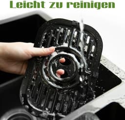 Lunekiss Dual Airfryer 9L 2x4,5L – Dubbele Mand – 2000W – LED Touchscreen – 10 Programma’s – 80-200°C – met Kijkvenster — thumbnail 7