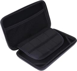 JustValue Case Geschikt voor Nintendo 3DS XL - Opberghoes - Waterdicht Hoesje - Consolehoes - Zwart — thumbnail 1