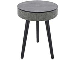 AVCOM Luidspeakertafel met Bluetooth, Zwart