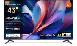 Xiaomi TV A Pro 2026 Smart TV – 43 Inch – 4K QLED HDR10+(109 cm) – QLED – Smart TV met Google TV – Google Assistant spraakbediening – Dolby Audio & DTS:X – HDMI 2.1 – CI+ slot – Google Cast — thumbnail 1