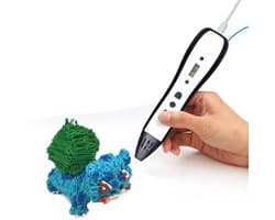 Deze 3D-printpen is een ideale keuze voor doe-het-zelf-liefhebbers. Hij is voorzien van een lcd-scherm en kan 1,75 mm PLA-filament gebruiken.