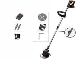 Elektrische Grasmaaier - Oplaadbare Tuinmaaier - Gazon Onderhoud - Lichtgewicht Ontwerp - 85-120cm Verstelbaar — thumbnail 1