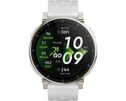 Amazfit Active 3 Premium Aero White (Zilvergoud Wit)