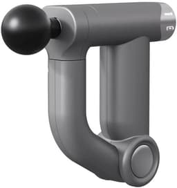 Massagepistool - Verlengde Bocht - Grijs - 32 Standen - LCD Display - Oplaadbaar - 25W - Diepe Weefselmassage - Rugmassage - Spierherstel - Mini Draagbaar — thumbnail 1