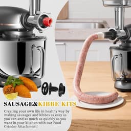 Keukenmachine - Mixer - Bakken en Koken - 1500 Watt Kracht - 10 Liter Kom - Donkergrijs — thumbnail 4