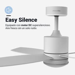 Plafondventilator met LED lamp en afstandsbediening, 106 cm, stil en energiezuinig — thumbnail 2