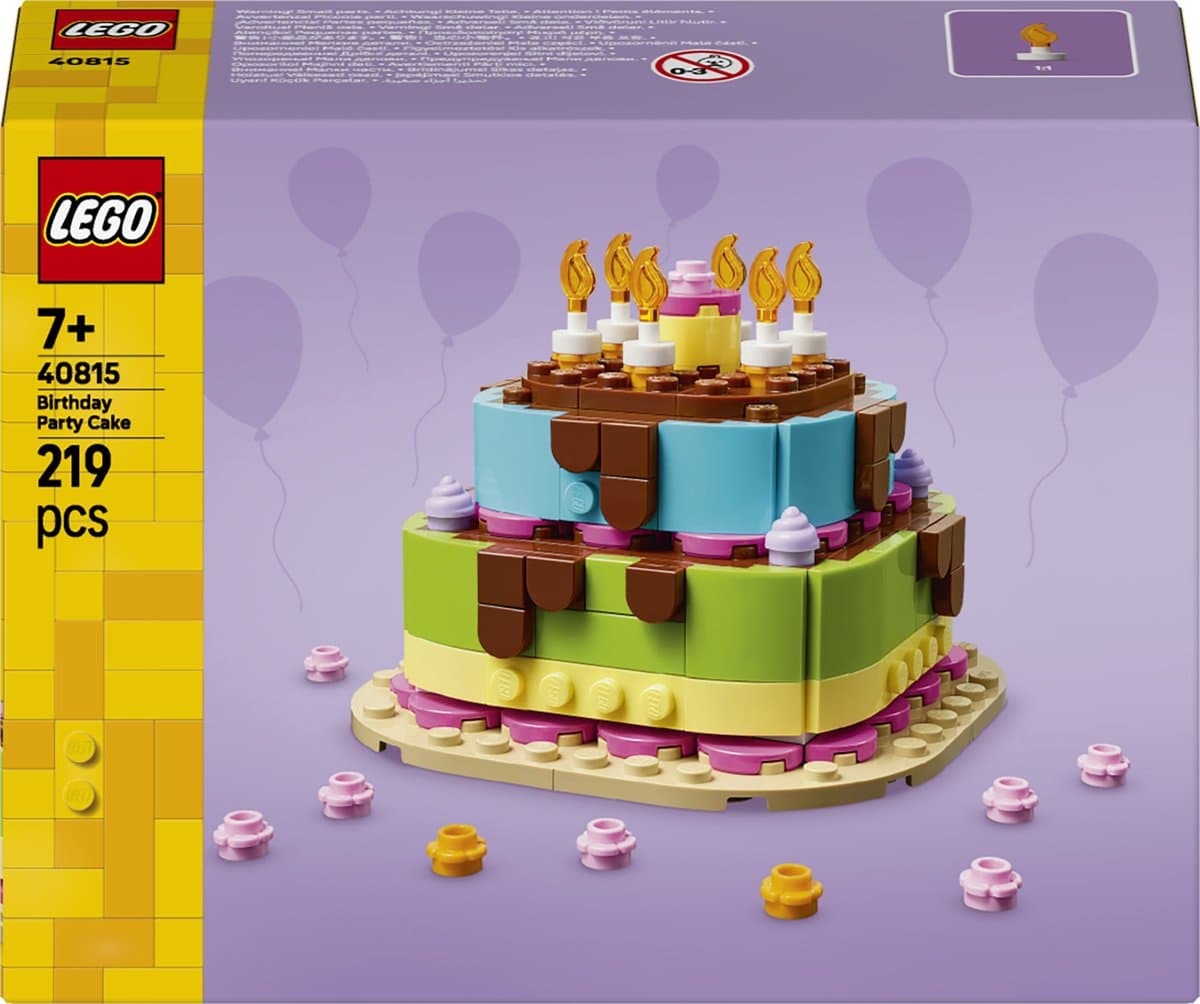 LEGO Icons - Verjaardagstaart Constructiespeelgoed — afbeelding 1