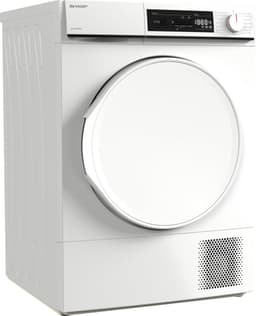 Sharp KDNHA8S6PWEBX- warmtepomp droger – 8 kg – energie label E – 15 programma’s – LED binnenverlichting – wit — thumbnail 6