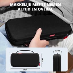 OneGamer - Geschikt voor Nintendo Switch 2 Case - Accessoires 7 in 1 - Beschermhoes – Opbergtas - Screenprotector – Zwart — thumbnail 4