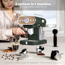 Berlingerhaus 9857 - 3 in 1 - Espresso - koffie - Senseo - Touchscreen - Machine - Matt Green collection — thumbnail 2