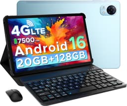 DOOGEE Tab G5 VIP - Tablet - 20GB + 128GB (2TB TF) - 4G LTE - Android 16 - 10 inth 120Hz IPS HD - Unisoc T7200 - 7500mAh - 2 Lautsprecher - Widevine L1 - Face ID - GPS -Met toetsenbord, muis, stylus, koptelefoon — thumbnail 1