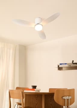 CREATE - 40W stille plafondventilator Ø132 cm - Wit - Met licht - WIFI + Afstandsbediening - WIND LITE — thumbnail 4