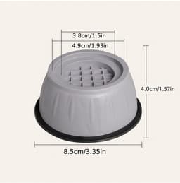 FSW-Products Anti-Trillingsvoeten Wasmachine en Droger – 4 stuks – Geluidsdempende Anti-Vibratie Pads — thumbnail 3