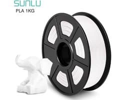 SUNLU PLA Filament Wit 1.75mm – 1kg – Hoogwaardige & Betrouwbare 3D-printer filament