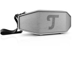 Teufel ROCKSTER CROSS 2 Draagbare Bluetooth Luidspreker voor binnen en buiten, met lange batterijduur tot 38 uur, IPX5 straalwaterdicht, stereo speaker - Light Gray