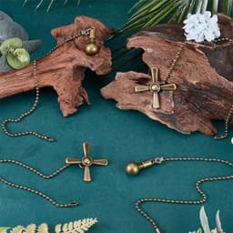 Trekketting voor Plafondventilator en Lamp - Verlengkettingen in Antiek Brons — thumbnail 3