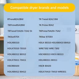 4-delig - Geschikt voor Whirlpool Foam Sponge Filter 481010716911 - Droger HX HMMR10440 - Drogerfilter - 230*115mm - Sponsfiltermat 4 Gaten - Drogerfilter — thumbnail 8