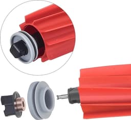 2-delige hoofdborstelaccessoire Geschikt voor Roborock S7 / S7 Plus / S7+ / S7 MaxV / S7 Maxv Ultra / S7 Pro Ultra / Q Revo / T7s / T7s Plus / T7s +, reserverolborstel Geschikt voor Xiaomi Q7 Max / Q7 Max Plus — thumbnail 2