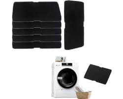 5 stuks - Geschikt voor Beko/Grundig/Blomberg drogerfilters - Drogeraccessoires - Zwart - Schuimfilter - 240*150mm - Geschikt voor wasdrogers en warmtepompdrogers