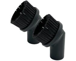 Zuigborstel - Ronde Stofborstel- Meubelborstel - 2 stuks - Universeel Stofzuigerborstels - Binnendiameter 36mm - Stofborstel - Meubelborstel - Haarlengte 30 mm - Zacht Haar