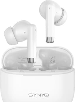 Synyq iPro - Draadloze Oordopjes – Universeel - Bluetooth Oordopjes – Oortjes draadloos – Oordopjes draadloos - Bluetooth 5.3 - Wit — thumbnail 1