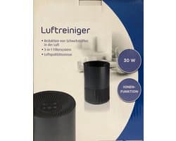 Luchtreiniger Luchtverfrisser EPA-filter Actieve koolstoffilter 30W Ionenfunctie.