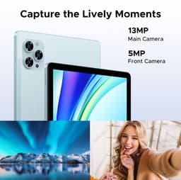 Doogee Tab G6-Android 15 Tablet-11 inth +90Hz - 4G LTE -6GB RAM+256 GB ROM (2TB TF) - Dubbele luidsprekers -8000 mAh- T7250 octa-core - 5G WiFi - BT5.0- Blauw — thumbnail 4
