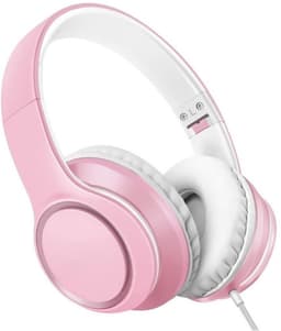 QPFO® Bedrade over-ear hoofdtelefoon met microfoon - lichtgewicht en opvouwbaar - 1.45m knoopvrije kabel met 3.5mm plug — thumbnail 1