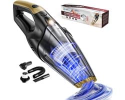 Cleanforce Kruimelzuiger V2 Snoerloos met extreme zuigkracht - Nat & Droog - Auto Stofzuiger - Voor Thuis & Auto