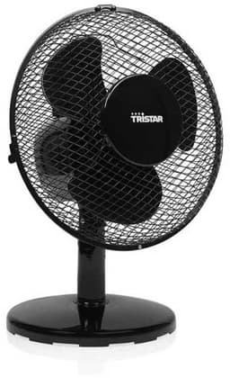 Tristar VE-5722 Tafelventilator - Ø23Cm - Zwart - 2 Snelheidsstanden - Rotatie Functie - 30 watt — thumbnail 1
