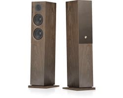 Audio Pro A48 W Smart Multiroom Actieve Vloerstaande Luidsprekers - Audio Pro Multiroom (Linkplay) - Ruimtecorrectie - 2x130W Speakers - Walnoot