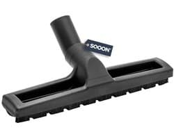 SQOON® Harde Vloeren Zuigmond - 32 mm – Extra Lang Nylon Haar & Rubberen Wieltjes – Geschikt voor Gladde Vloeren – Universele Aansluiting
