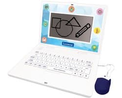 Tweetalige, sprekende educatieve laptop met 170 activiteiten (85 in elke taal), groot scherm van 6,7 inch in het Duits en Engels
