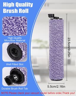 Geschikt voorShark Vervangende Borstelrol en Filter WDB1F2 voor HydroVac XL 3-in-1 Stofzuiger Accessoires: 1 rolborstel, 1 reinigingsborstel, 2 filters, 4 filterpads — thumbnail 5