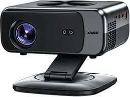 Fubzz 4K Projector - Draagbare Smart Beamer Met Android 12.0 - Wifi6 & Bluetooth 5.3 - 800ANSI Helderheid - Auto Focus - 360° Draaibare Thuisbioscoop — thumbnail 1